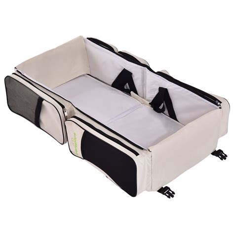 This bag truly offers the best of both a diaper bag and a stroller organizer and is highly functional. Costway 3 in 1 Portable Infant Baby Bassinet Diaper Bag ...