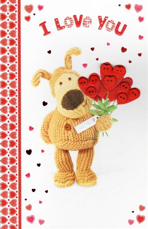 i love you boofle valentine s day card cards love kates