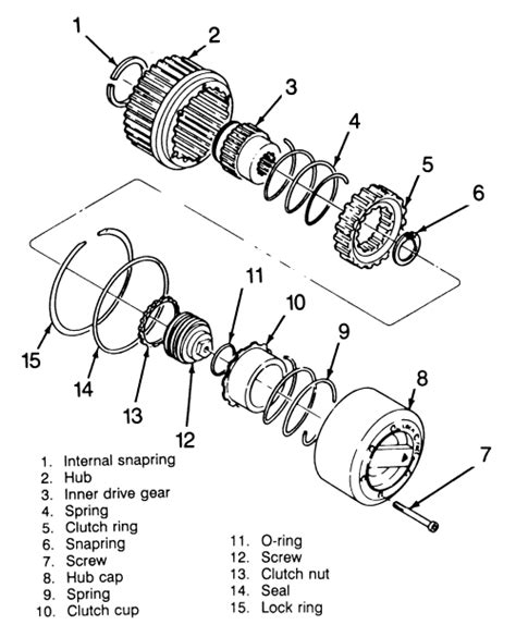 Diagram Ford Manual Locking Internal Hub Diagram Mydiagramonline