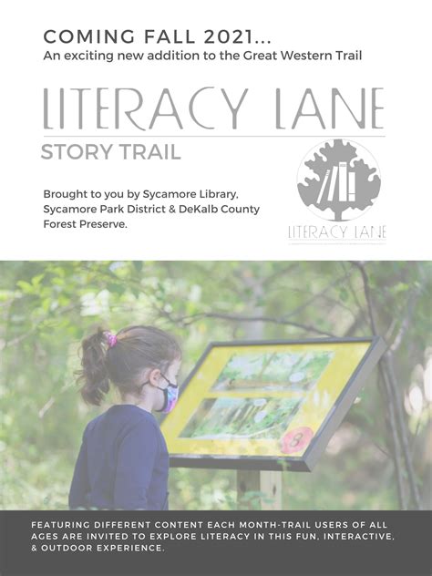 Literacy Lane Story Trail Sycamore Library