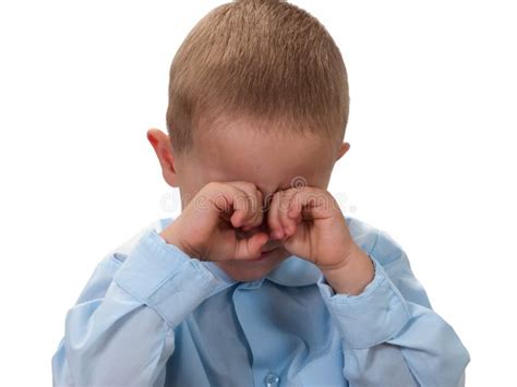 Little Child In Sadness Stock Photo Image Of Facial 10646882