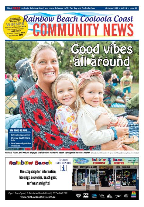 Rainbow Beach Community News October 2021 By Rainbow Beach Community