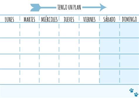 Imprimible Planning Mensual