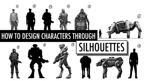 How To Design Characters Through Silhouettes Youtube