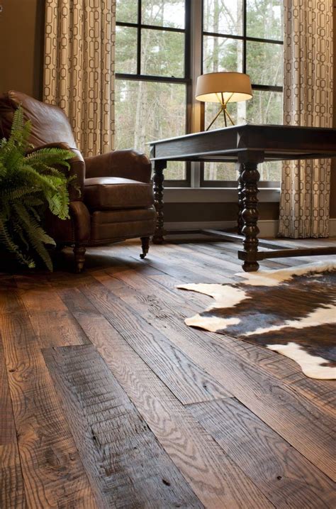 Reclaimed Wood Floor Delicately Skip Planed Rustic Flooring