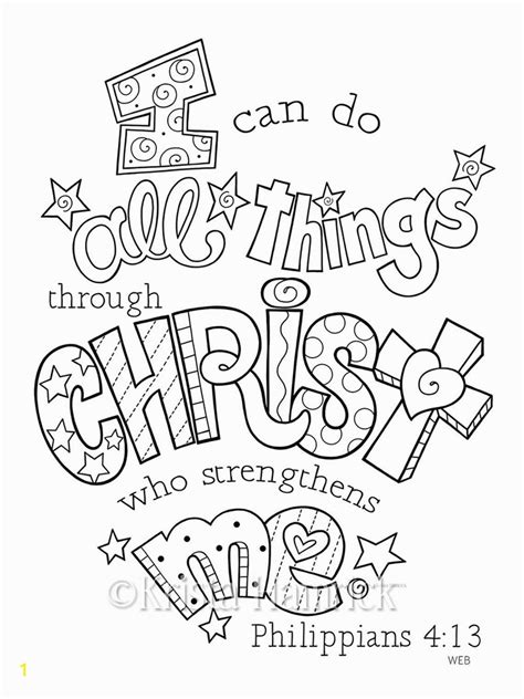 Think On These Things Philippians Coloring Page Bible Verse My Xxx Hot Girl