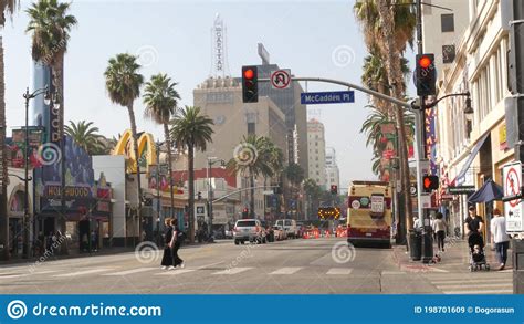 Los Angeles California Usa 7 Nov 2019 Walk Of Fame Promenade