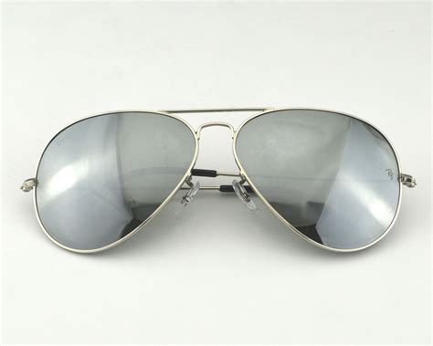 ray ban rb3026 aviator large metal Ⅱw3277 silver mirror lens sunglasses 62mm