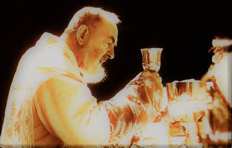Padre Pio Celebrating Mass