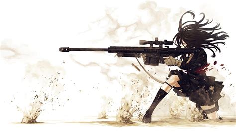 Sniper Anime Girl Wallpaper Backiee 981
