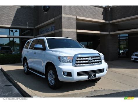 2008 Super White Toyota Sequoia Limited 4wd 81583812