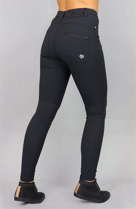 Skinny Outdoor Trousers Black Acai Activewear Outdoor Outfit Walking Trousers Trousers Women