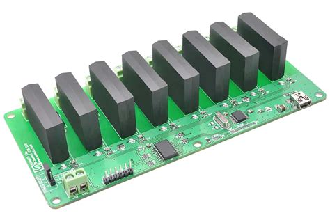 8 Channel Usb Solid State Relay Module With Gpio Numato Lab