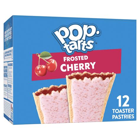 Pop Tarts Breakfast Toaster Pastries Frosted Cherry 20 3 Oz Box 6 Count Toaster Pastries