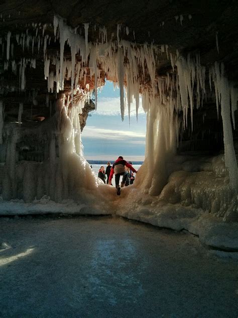Inside The Apostle Islands Ice Caves Apostle Islands Ice Cave Island