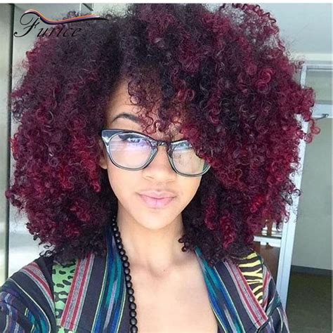 Afro + blond buzz cut. Afro kinky curly crochet hairstyle - Hairstyles for Women