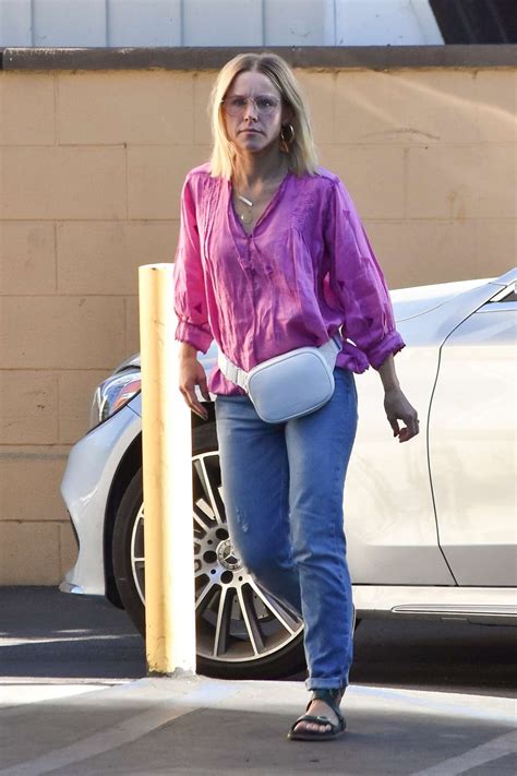18 июля, 1980 рак рост: Kristen Bell - In Jeans out of a spa in Los Feliz CA-11 ...