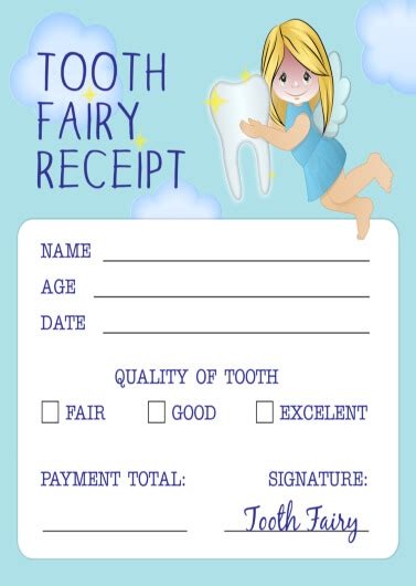Tooth Fairy Letter Kid Friendly Dental