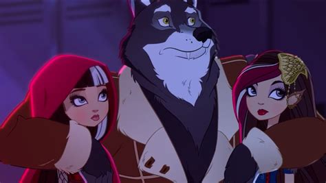 The story we know, now plays out. Cerise Hood,Big Bad Wolf, Cerise' sister Ramona Badwolf