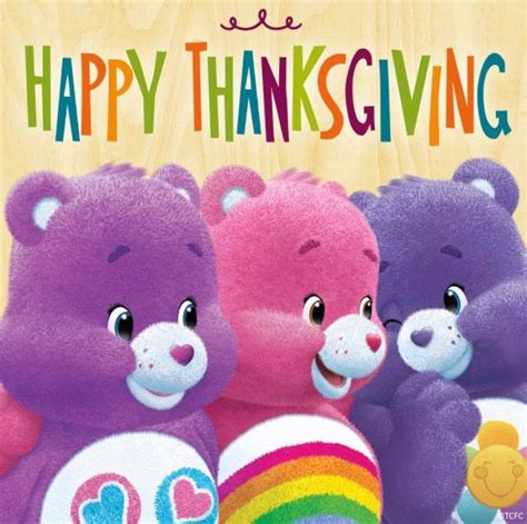 Pin By Care Bears World On Care Bear Thanksgiving Care Bear