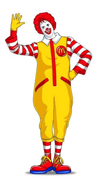 Ronald Mcdonald Clown Illustration Clown Illustration Ronald