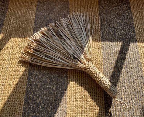 Moroccan Straw Hand Broom Etsy