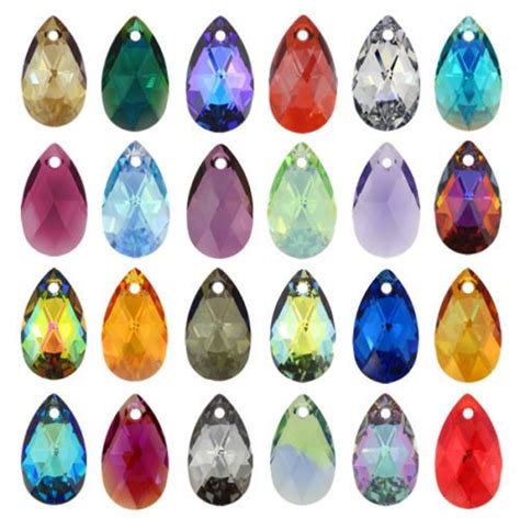 Details About Genuine Swarovski 6106 Pear Shape Crystal Teardrop
