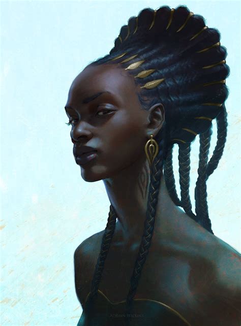 Mangbetu Hairstyle By Adrian Wilkins Black Women Art Afro Art