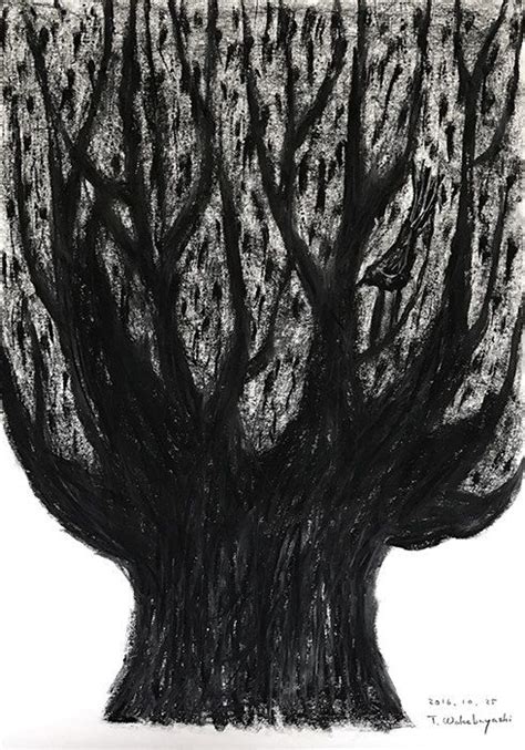 Original Drawing - Tree | Tree drawing, Japanese artists, Original drawing