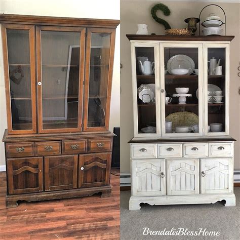 These two cabinets are comparable because both use upgraded hardware, dovetail joinery, solid wood drawers, and plywood boxes. Found this cute China cabinet in the thrift store. After 2 days this is the end result I use ...