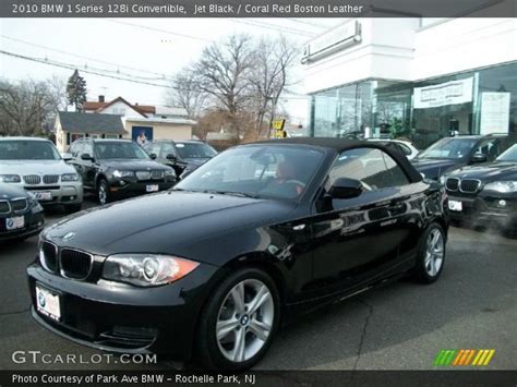 Both come in 128i and 135i trim levels. Jet Black - 2010 BMW 1 Series 128i Convertible - Coral Red ...