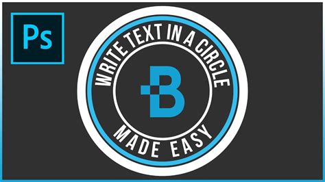 How To Write Text In A Circle In Photoshop