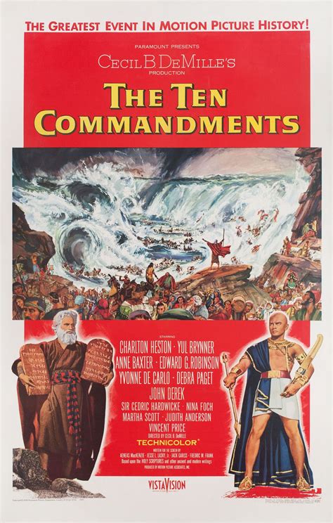 The Ten Commandments 1956 Us One Sheet Poster Posteritati Movie