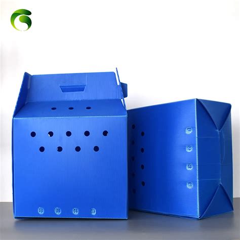 Customized Pp Hollow Waterproof Printable Folding Turnover Box