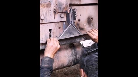Repair Cracked Truck Chassis By Excellent Welding Skill Youtube