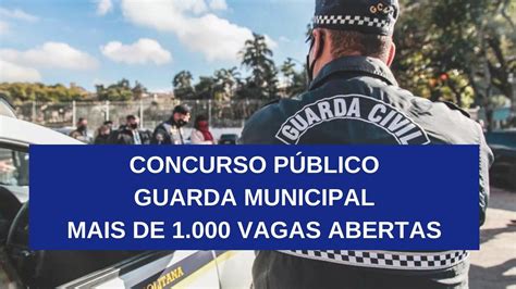 Concursos Para Guarda Municipal Veja Editais Com Inscri Es Abertas