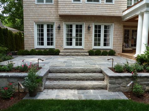 Stylish Outdoor Steps Cement Steps And Iron Railing Outside Step