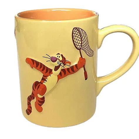 DISNEY STORE EXCLUSIVE Tigger Chasing Butterflies 3D Mug Winnie The