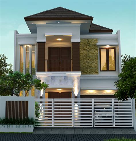 Rumah Tropis Modern 9 x 20 M2 - Jasa Desain Rumah Jakarta