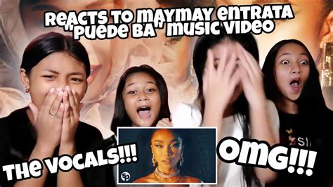 puede ba maymay entrata feat viktoria music video pinoy honest reaction youtube
