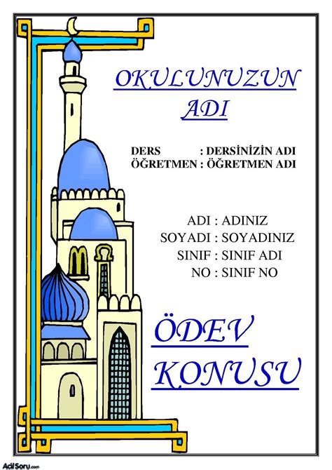 Ödev Kapak Resimleri