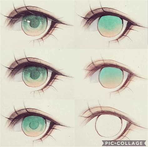 Coloring Anime Eye Manga