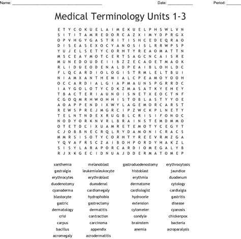Medical Word Searches Printable Printable World Holiday