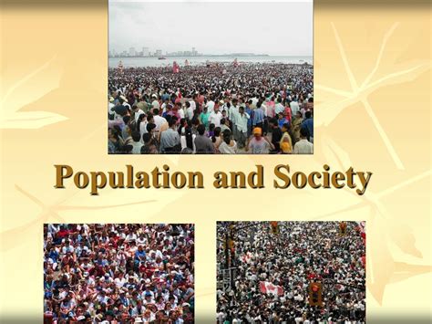 Ppt Population And Society Powerpoint Presentation Free Download