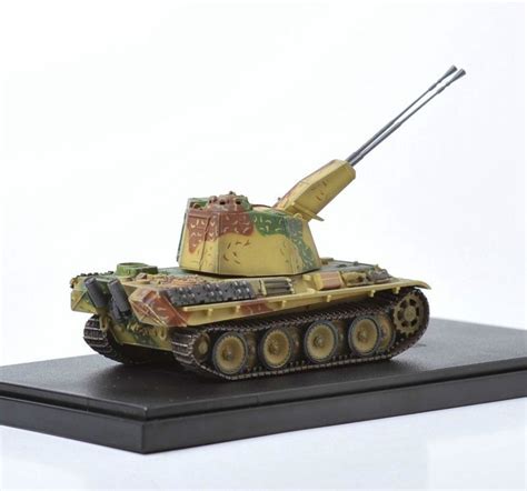 172 Scale Wwii German Zwilling Flakpanzer Western Front Diecast Tank