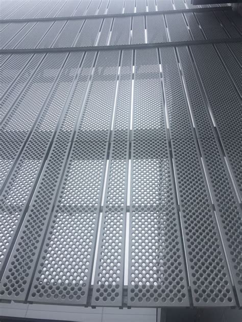 Galvanised Perforated Metal Cladding Home