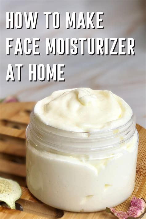 Easy Homemade Moisturizing Face Cream Recipe Homemade Face