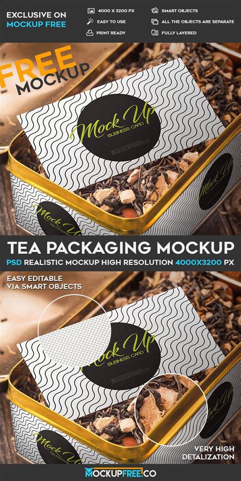 Download 190+ Best Tea Mockup Templates | Free & Premium
