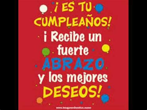 Un abrazo a la distancia. Feliz cumpleaños chiquillo guapo ... !! - YouTube