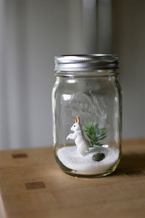 cute diy snow globe ideas    easily   mason jars